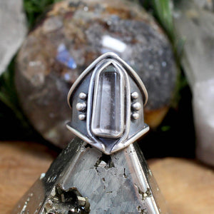 Warrior Ring // Quartz Point - Size 6 - Acid Queen Jewelry