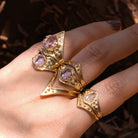 Venus Ring - Amethyst - 14K Gold - Acid Queen Jewelry