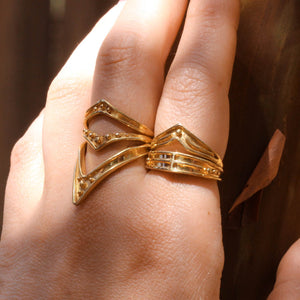 Olwen Ring - Stacker Ring - 14K Gold