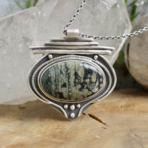 Voyager Necklace // Ocean Jasper w/ Inclusion