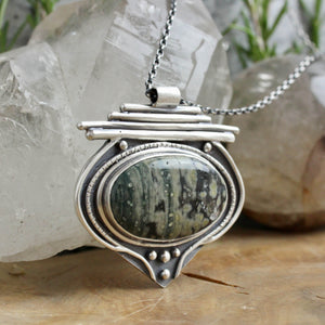 Voyager Necklace // Ocean Jasper w/ Inclusion