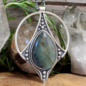 Conjurer Necklace // Labradorite - Acid Queen Jewelry