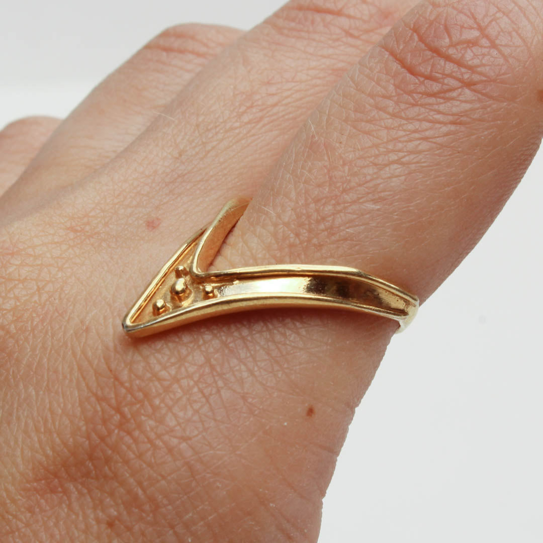 Freya Ring - 14K Gold - Acid Queen Jewelry