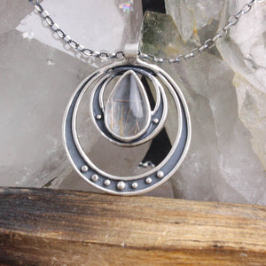 Eclipsed Necklace // Rutilated Quartz