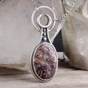 Voyager Necklace // Charoite