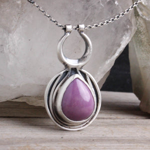 Voyager Moon Necklace // Phosphosiderite
