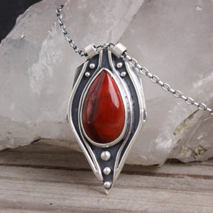 Voyager Necklace // Red Jasper