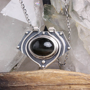 Voyager Necklace // Cat's Eye Scapolite Stone