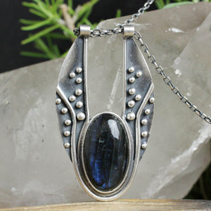 Voyager Necklace //  Labradorite