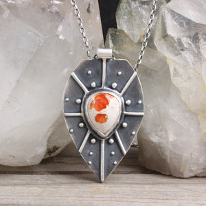 Voyager Necklace // Mexican Fire Opal