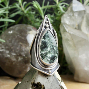Warrior Ring // Seraphinite - Size 9
