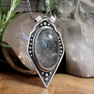 Voyager Necklace // Chlorite Quartz - Acid Queen Jewelry