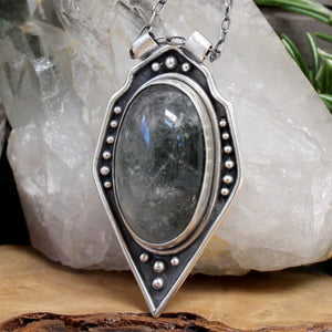 Voyager Necklace // Chlorite Quartz - Acid Queen Jewelry