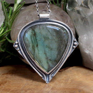 Voyager Necklace // Labradorite - Acid Queen Jewelry