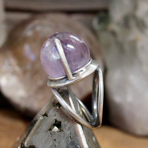 Divination Ring // Amethyst - Size 6 - Acid Queen Jewelry