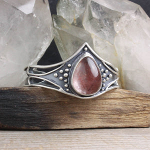 Warrior Laced Cuff // Rutilated Quartz