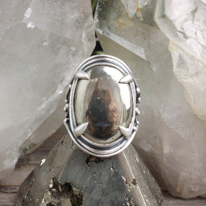 Warrior Laced Ring //  Pyrite - Size 8