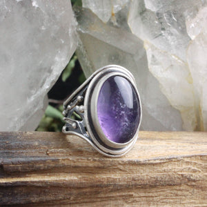 Warrior Laced Ring // Amethyst - Size 10