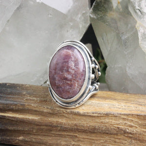 Warrior Laced Ring //  Ruby - Size 8.5
