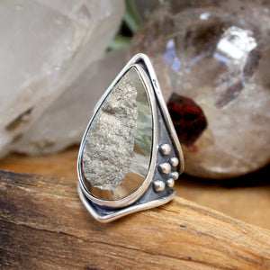Warrior Ring // Pyrite - Size 9 - Acid Queen Jewelry