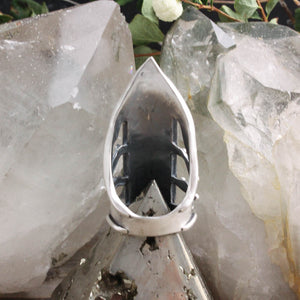 Amplifier Cut-Out-Ring // Tiger's Eye - Size 9