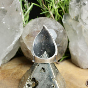 Warrior Ring //  Labradorite - Size 9.5