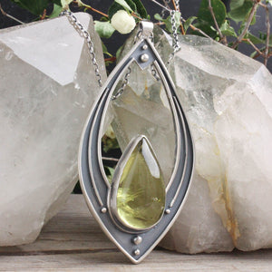 Voyager Necklace // Citrine