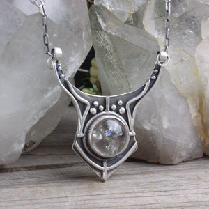 Voyager Mini Cuff Necklace  // Inclusion Quartz