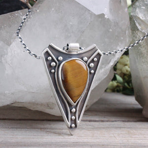 Voyager Necklace // Tigers Eye