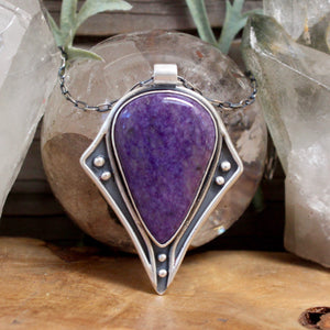 Voyager Necklace // Charoite - Acid Queen Jewelry
