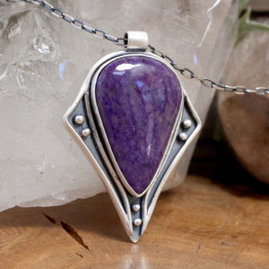 Voyager Necklace // Charoite - Acid Queen Jewelry