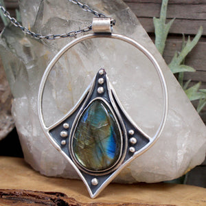 Conjurer Necklace // Labradorite - Acid Queen Jewelry