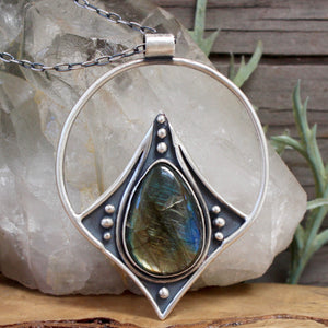 Conjurer Necklace // Labradorite - Acid Queen Jewelry