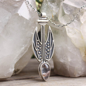 Voyager Axe Necklace // Lodolite