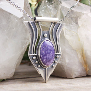 Voyager Necklace // Charoite