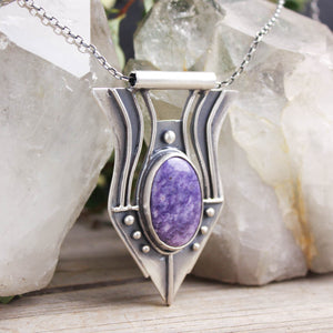 Voyager Necklace // Charoite