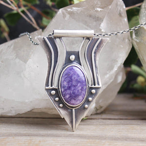 Voyager Necklace // Charoite