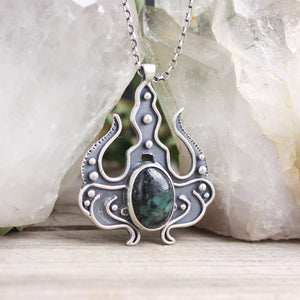 Lula Necklace //  Emerald