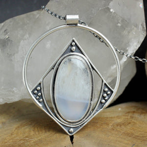 Conjurer Necklace // Blue Lace Agate