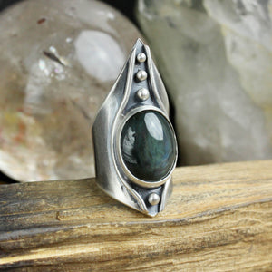 Warrior Ring // Velvet Obsidian - Size 5