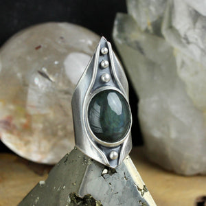 Warrior Ring // Velvet Obsidian - Size 5