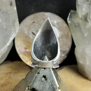 Warrior Shield Ring // Jade - Size 8