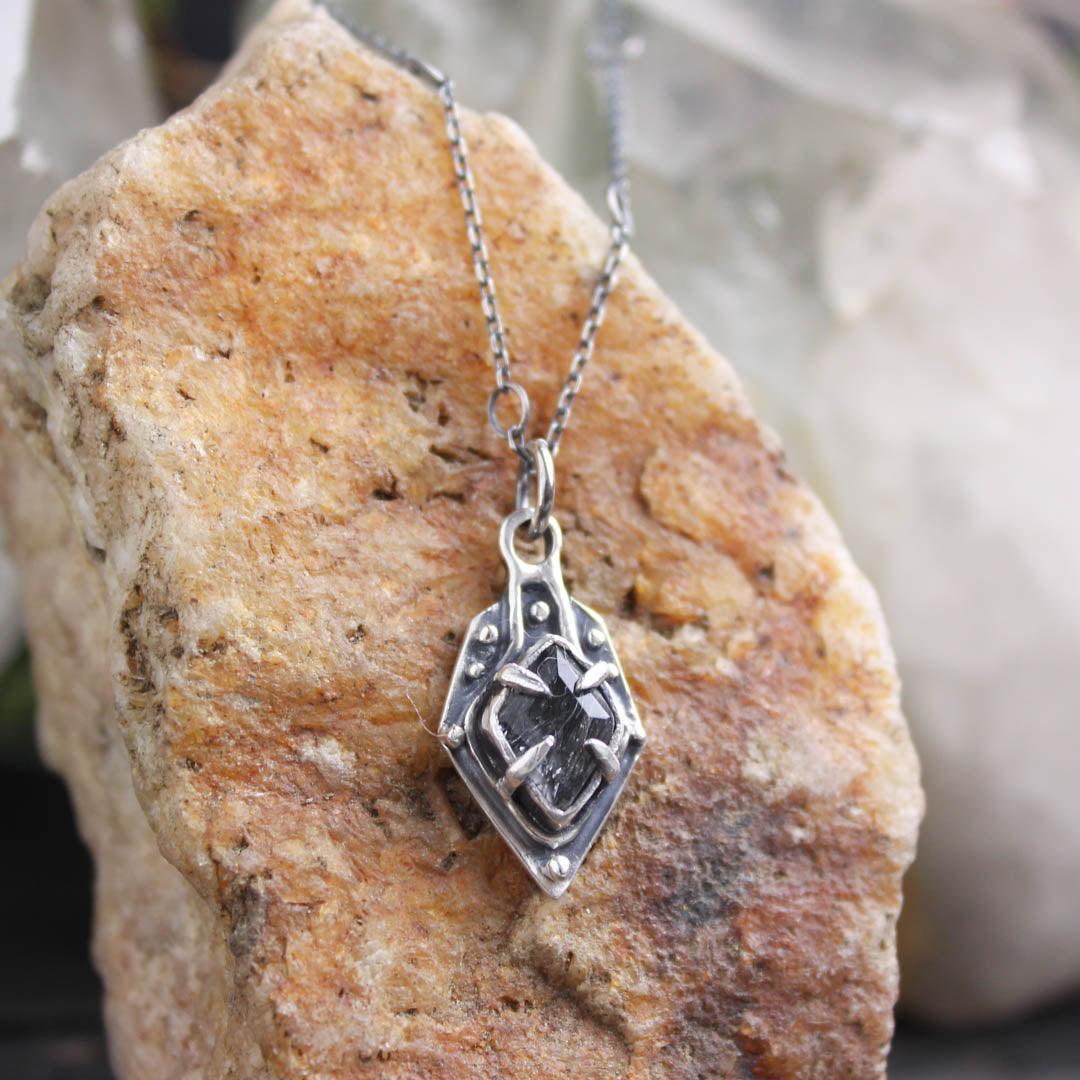 Maiden Necklace // Tourmalated Quartz - Acid Queen Jewelry