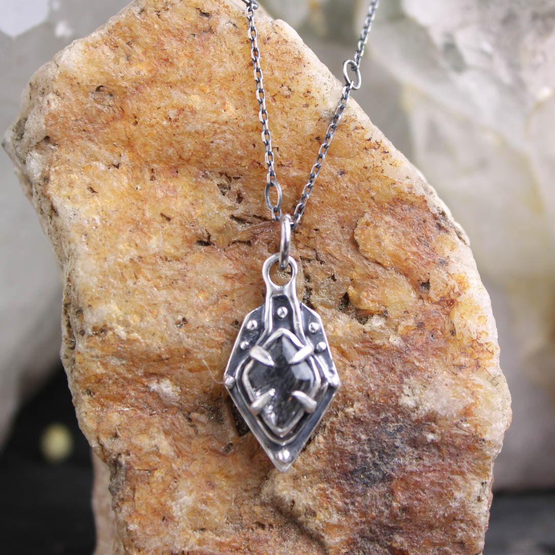 Maiden Necklace // Tourmalated Quartz - Acid Queen Jewelry