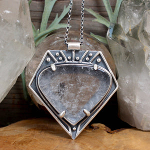 Voyager Necklace // Tourmalated Quartz - Acid Queen Jewelry