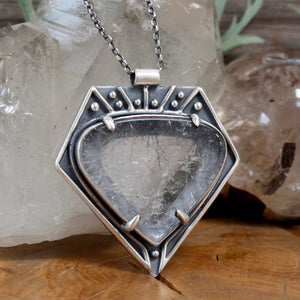 Voyager Necklace // Tourmalated Quartz - Acid Queen Jewelry