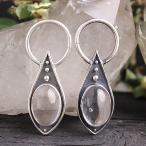Empress Ear Weight Earrings // Quartz