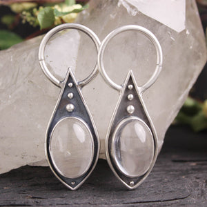 Empress Ear Weight Earrings // Quartz