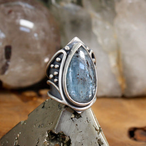 Warrior Ring // Kyanite - Size 6 - Acid Queen Jewelry
