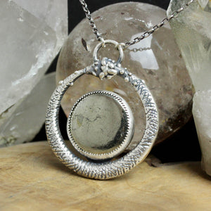 Serpent Queen Necklace // Pyrite